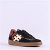 Another Trend Iconic II Gumsole Trainer - Black Leopard Pink